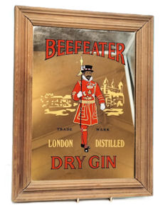 Beafeater Gin Advertising Mirror
