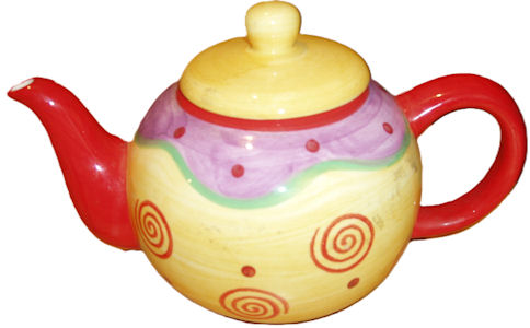 Coloured Teapot
